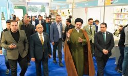 السيد حسن الحكيم في معرض النجف الأشرف الدولي للكتاب..